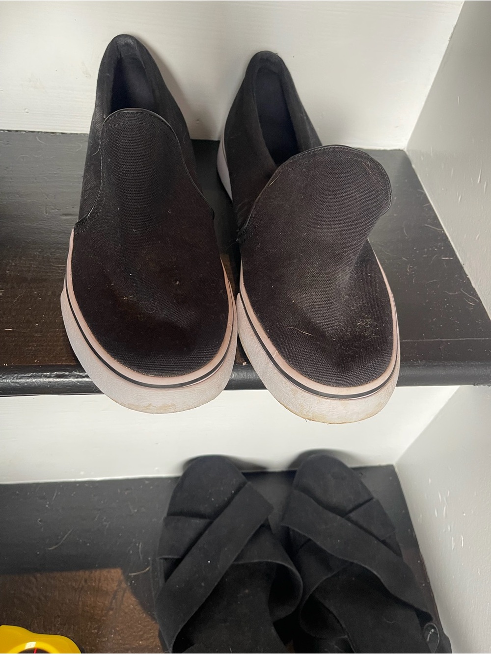 Women’s Nike  Slip-On Canvas Sneakers - Black